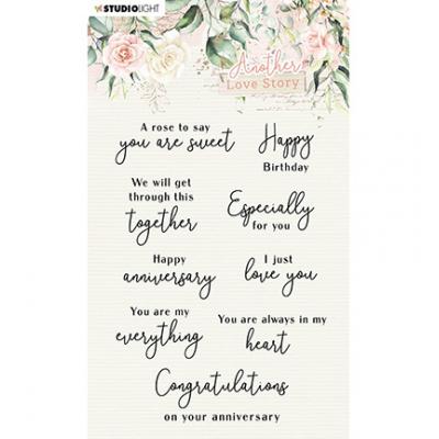 StudioLight Another Love Story Clear Stamps - Love-Phrases